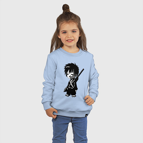 Детский свитшот Маленький воин-самурай / Мягкое небо – фото 3
