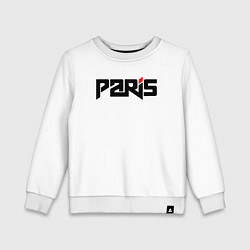 Свитшот хлопковый детский City Paris, цвет: белый