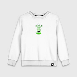 Детский свитшот To the Moon - корова и НЛО