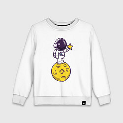 Детский свитшот Космонавт со звездой