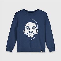 Свитшот хлопковый детский Kyrie Irving, цвет: тёмно-синий