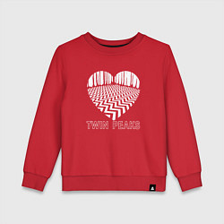 Детский свитшот Twin Peaks heart