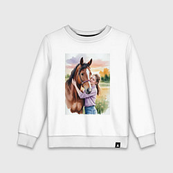 Детский свитшот Обними меня крепче