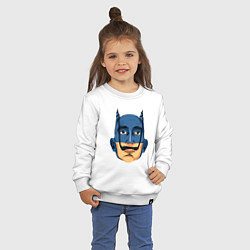 Свитшот хлопковый детский Batman Dali, цвет: белый — фото 2