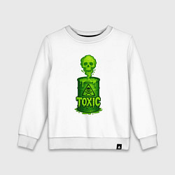 Детский свитшот Toxic зеленая кислота