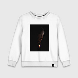 Свитшот хлопковый детский John Wick in the dark, цвет: белый