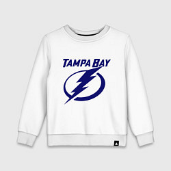 Свитшот хлопковый детский HC Tampa Bay, цвет: белый