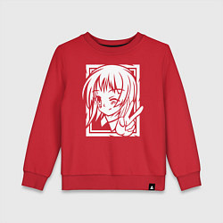 Детский свитшот Аниме позитив