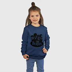 Свитшот хлопковый детский The Beatles Band, цвет: тёмно-синий — фото 2