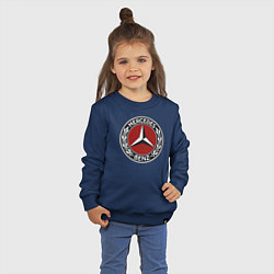 Свитшот хлопковый детский Mercedes-Benz, цвет: тёмно-синий — фото 2