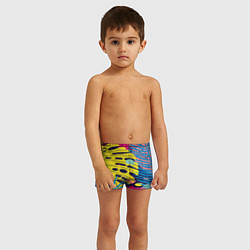 Плавки для мальчика Тропическая мода, цвет: 3D-принт — фото 2