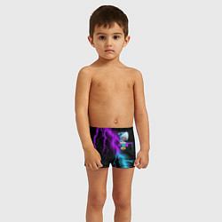 Плавки для мальчика Brawl Stars LEON SHARK, цвет: 3D-принт — фото 2