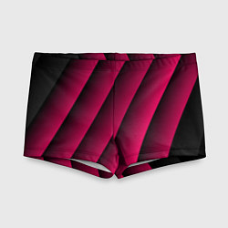 Плавки для мальчика Red Stripe 3D Красные полосы, цвет: 3D-принт