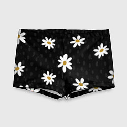Плавки для мальчика Daisies Ромашки, цвет: 3D-принт