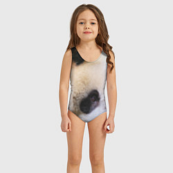 Купальник для девочки Загадочная панда, цвет: 3D-принт — фото 2