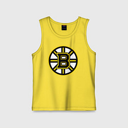 Майка детская хлопок Boston Bruins, цвет: желтый