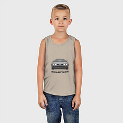 Майка детская хлопок DeLorean, цвет: миндальный — фото 2