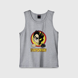 Майка детская хлопок The Offspring Boy, цвет: меланж