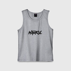 Майка детская хлопок Markul, цвет: меланж