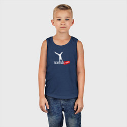 Майка детская хлопок Turnikman, цвет: тёмно-синий — фото 2
