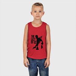 Майка детская хлопок THE LAST OF US, цвет: красный — фото 2