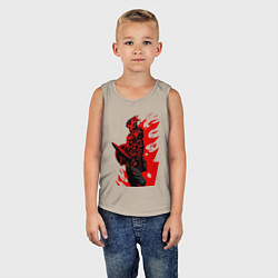 Майка детская хлопок Убийца гоблинов, цвет: миндальный — фото 2