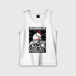 Майка детская хлопок Убийца гоблинов 9, цвет: белый