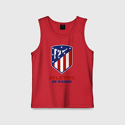 Майка детская хлопок Atlecito de Madrid, цвет: красный