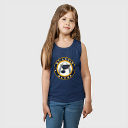 Майка детская хлопок St Louis Blues, цвет: тёмно-синий — фото 2