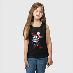 Майка детская хлопок UNDERTALE, цвет: черный — фото 2