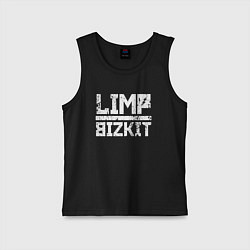 Майка детская хлопок LIMP BIZKIT, цвет: черный