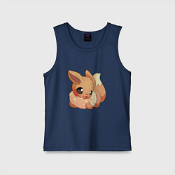 Майка детская хлопок Иви, цвет: тёмно-синий