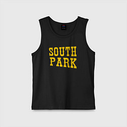 Майка детская хлопок SOUTH PARK, цвет: черный