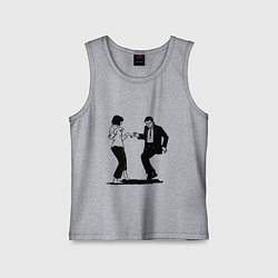 Майка детская хлопок Грязные танцы Z, цвет: меланж