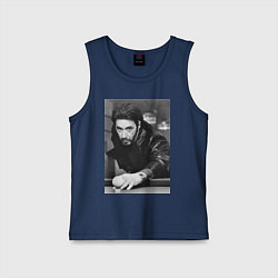 Майка детская хлопок Аль Пачино, цвет: тёмно-синий