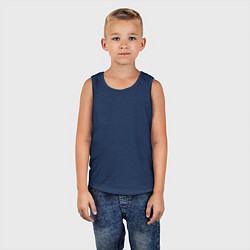 Майка детская хлопок Москва EVLTN, цвет: тёмно-синий — фото 2