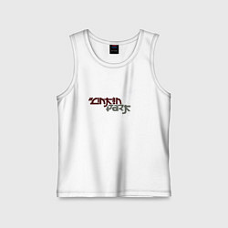 Майка детская хлопок Linkin Park 2021, цвет: белый