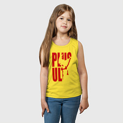 Майка детская хлопок PLUS ULTRA, цвет: желтый — фото 2