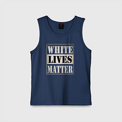 Детская майка White lives matters