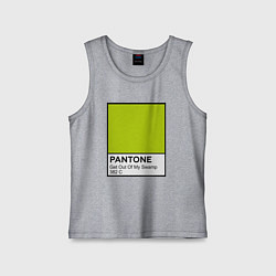 Майка детская хлопок Shrek: Pantone Color, цвет: меланж