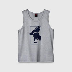 Майка детская хлопок Love Death And Robots Доброй охоты, цвет: меланж