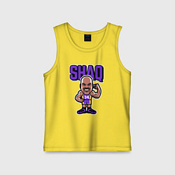 Майка детская хлопок Shaq, цвет: желтый