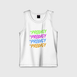 Майка детская хлопок The Prodigy, цвет: белый
