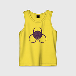 Майка детская хлопок Кумоко, цвет: желтый