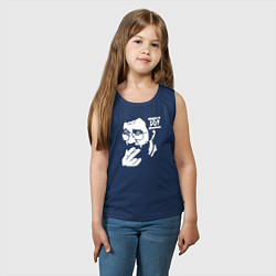 Майка детская хлопок DDT Юрий Шевчук, цвет: тёмно-синий — фото 2