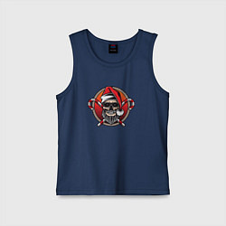 Детская майка Skull Santa