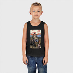 Майка детская хлопок Nuka Cola - raid your first!, цвет: черный — фото 2