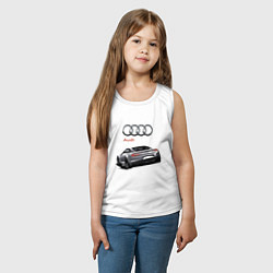 Майка детская хлопок Audi Prestige Concept, цвет: белый — фото 2