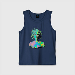 Детская майка Gorgon Medusa Vaporwave Neon