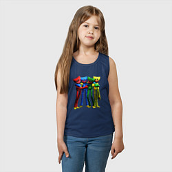 Майка детская хлопок GAME POPPY PLAYTIME Mini Huggies, цвет: тёмно-синий — фото 2